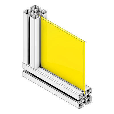 63-100-Y MODULAR SOLUTIONS PVC PANEL<br>1/4" X 48" X 96", LIGHT YELLOW